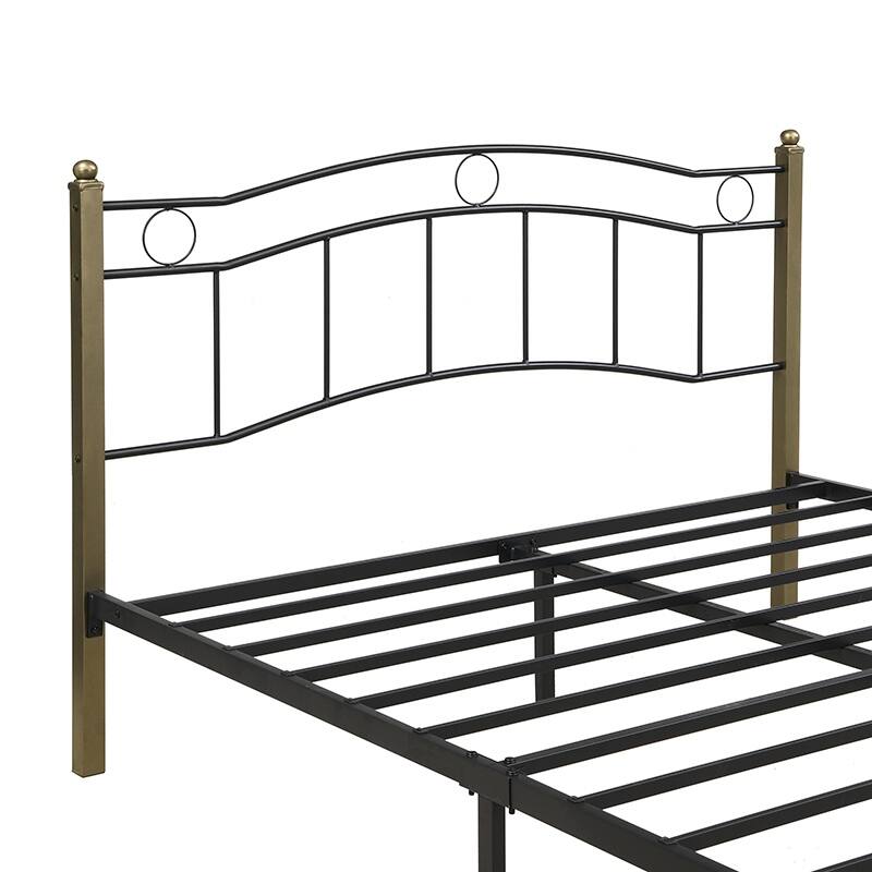 Bouvardia Contemporary Iron Bed Frame by Christopher Knight Home