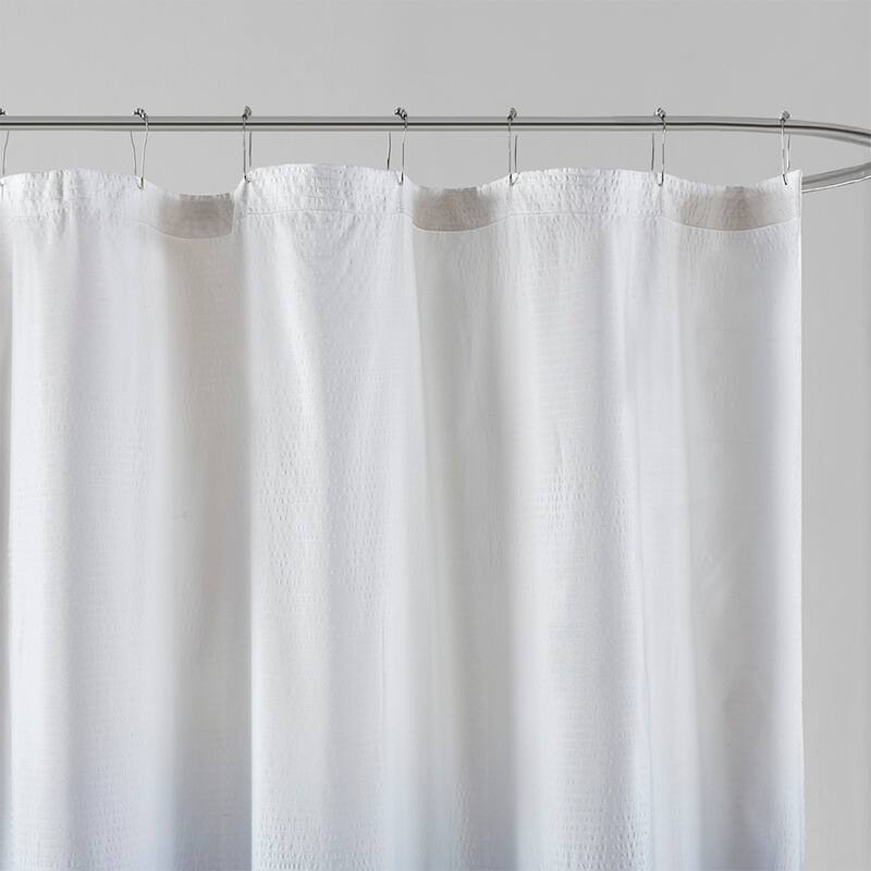 72x72in Ombre Print Machine Washable Shower Curtain Bathroom Decor