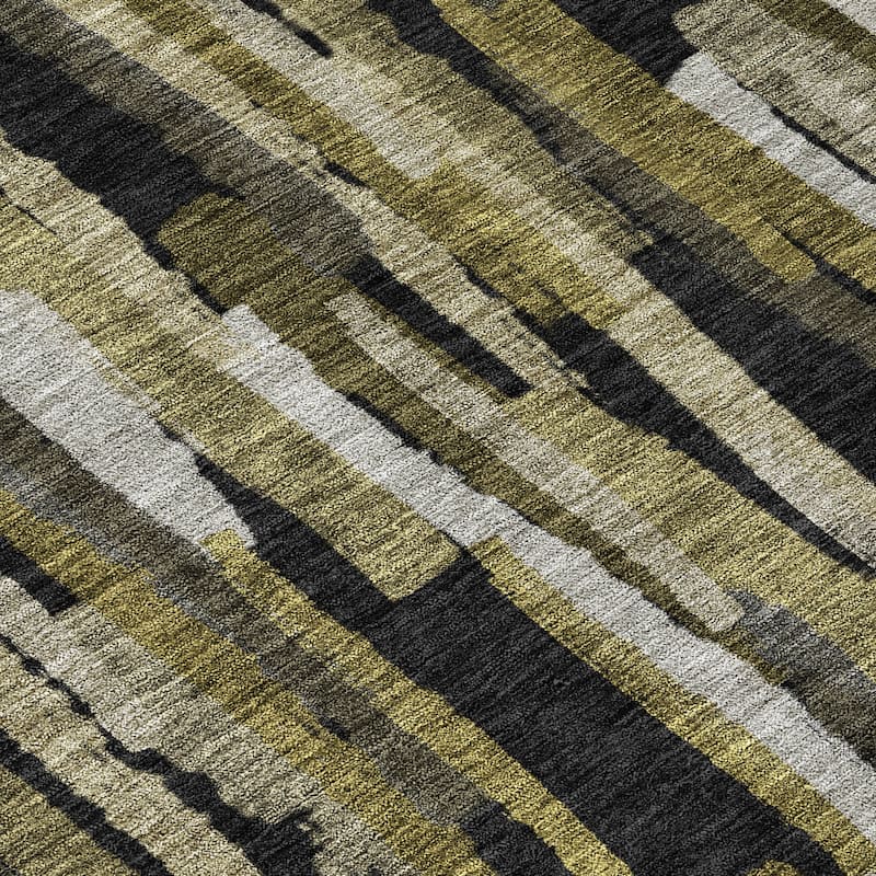 Machine Washable Indoor/ Outdoor Contemporary Chantille Rug