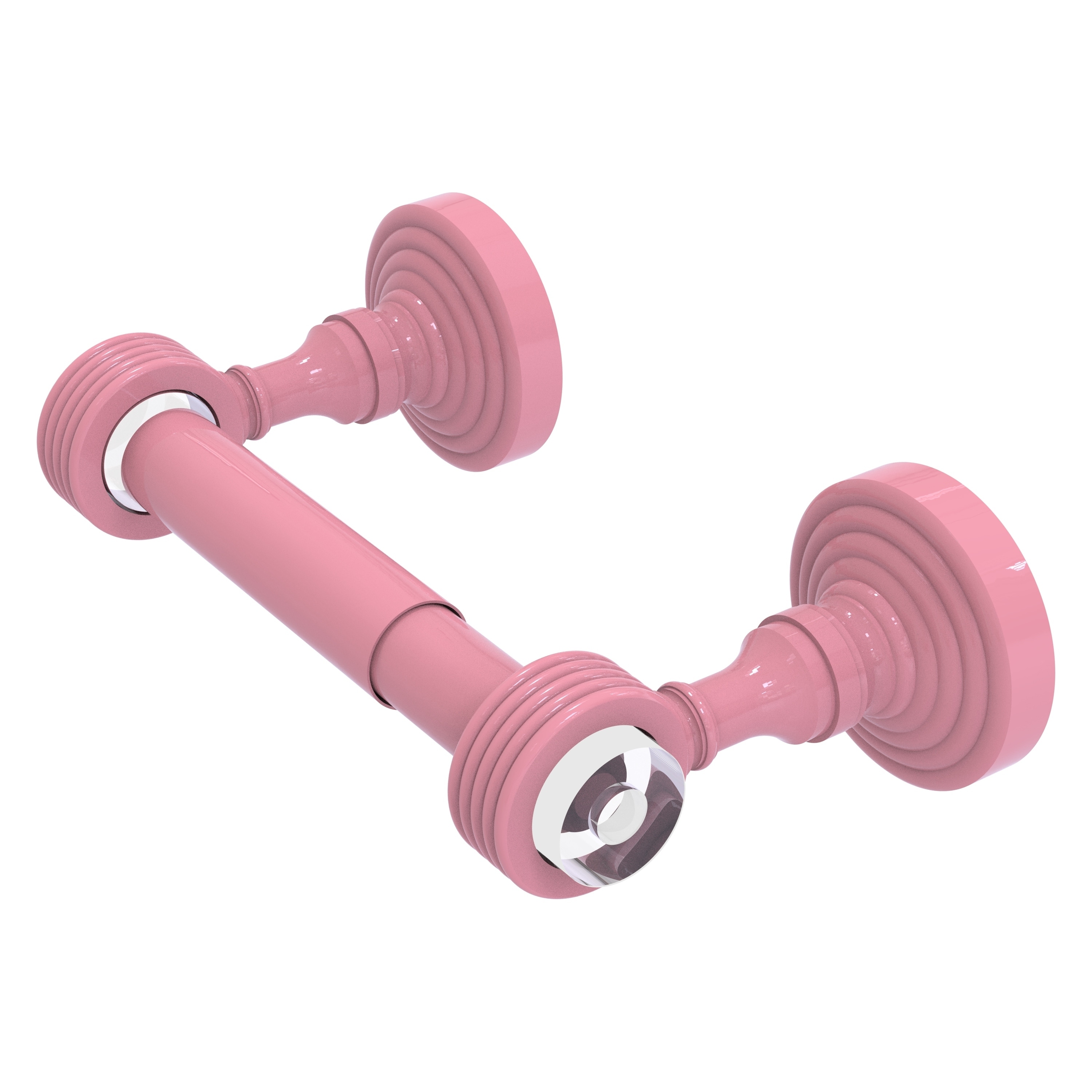 Allied Brass Pacific Grove Collection Two Post Toilet Paper Holder with Grooved Accents