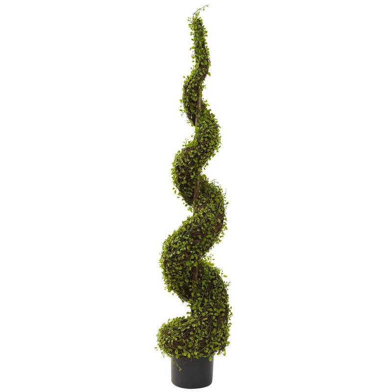Nordic Spiral Tree - 4ft Mohlenbechia Artificial Tree - Indoor Accent Decor - 4ft.