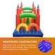 preview thumbnail 4 of 10, HeroKiddo Inflatable Soccer Game with Air Blower & Foam Soccer Ball, Commercial Grade, Outdoor Play, 15oz PVC Vinyl, 90 LBS