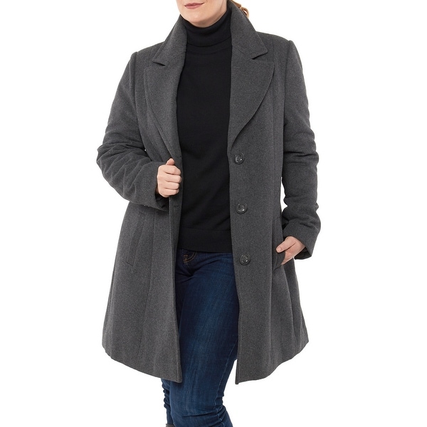 plus size walking coat