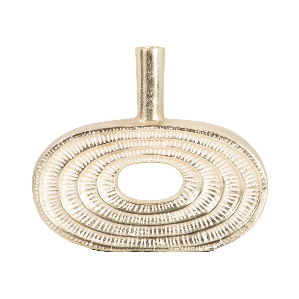 Sagebrook Home Aluminum Vase - Elevate Your Decor With Elegance & Style