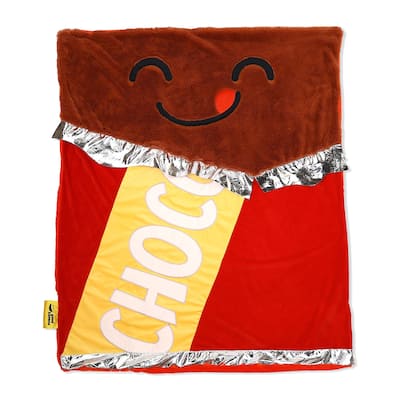 Kids' Chocolate Bar Snuggly Blanket, Ultra Soft Sensory Plush