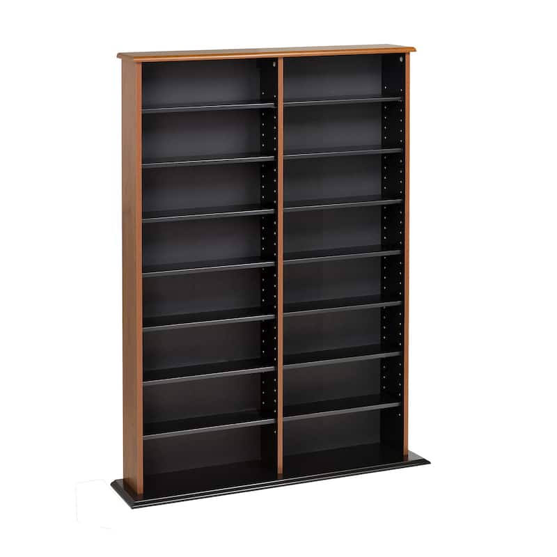 Prepac Media Storage Display Cabinet 8.75" D x 38.75" W x 51" H