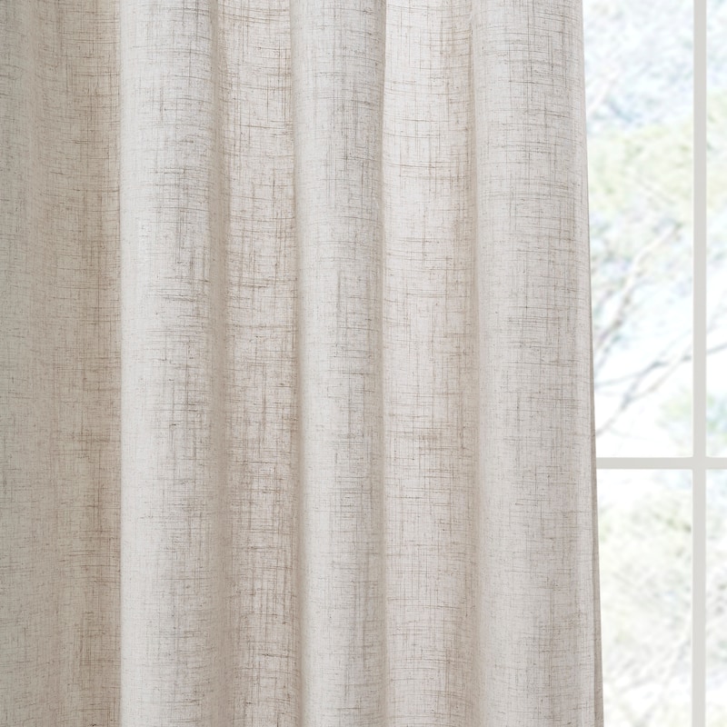 Madison Park Suvi Linen Blend Light Filtering Curtain Panel Pair