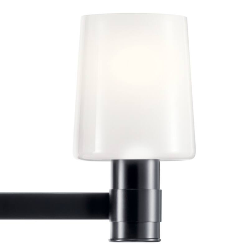 Adani 30 in. 4-Light Bathroom Vanity Light with Opal Glass
