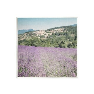 Stupell Lavender Meadow Landscape Wall Plaque Art Design by LSR Design Studio