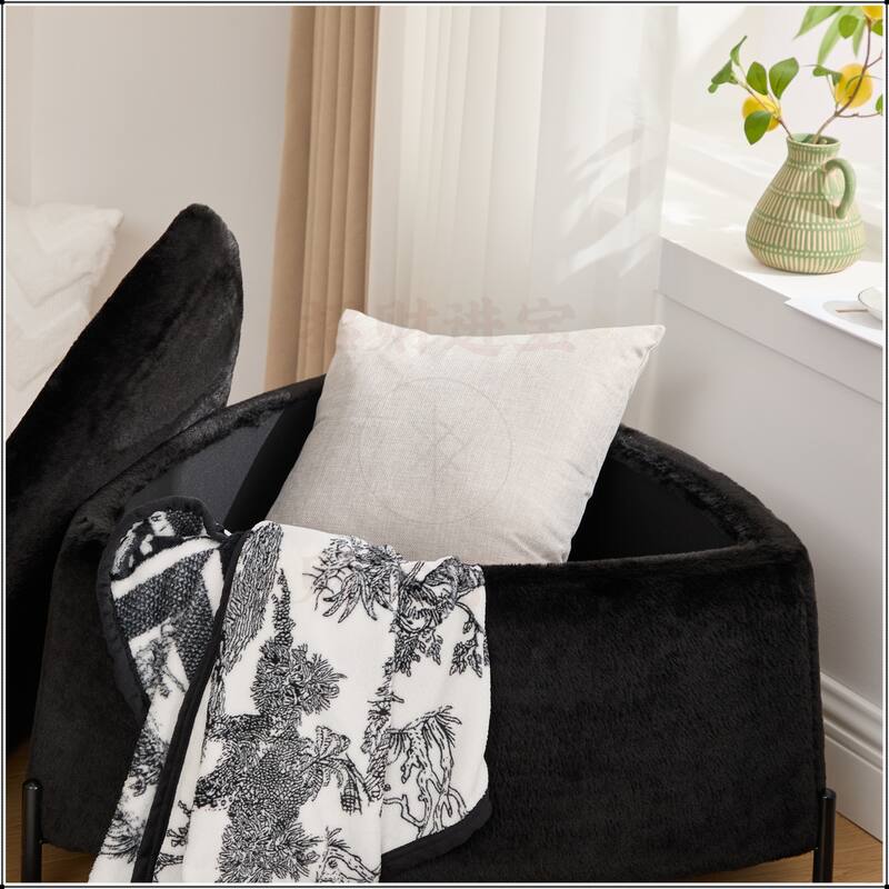29.9"Wide 2 - Piece Upholstered Storage Ottoman Set