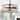 Sylvette 25-inch Brown 6 Lights 3 Blades Lighted Ceiling Fan with Remote