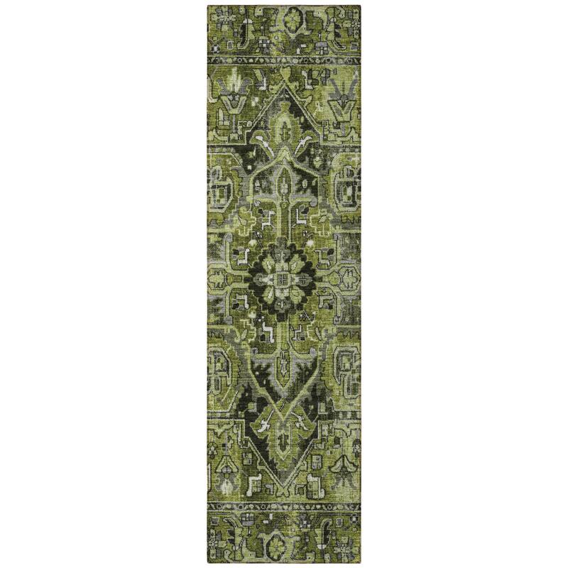 Maso Oriental Weather Resistant Timeless Grace Outdoor Rug