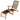 Teak & Textilene Steamer Chair Lounger Colorado