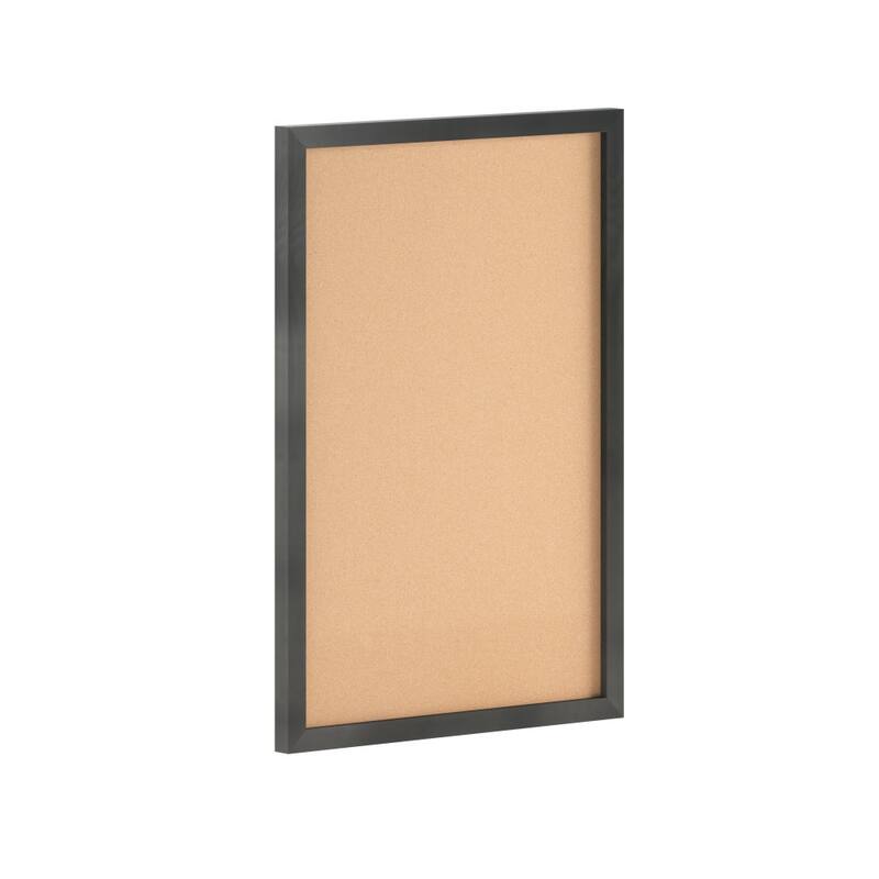Commercial Wall Mount Cork Board with Wooden Push Pins