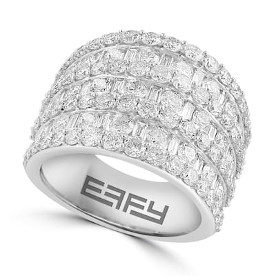 Effy Women's 14K White Gold Diamond Ring