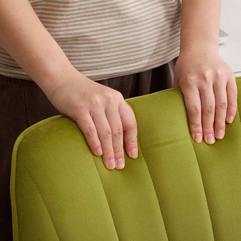 Modern Upholstered Swivel Office Chair