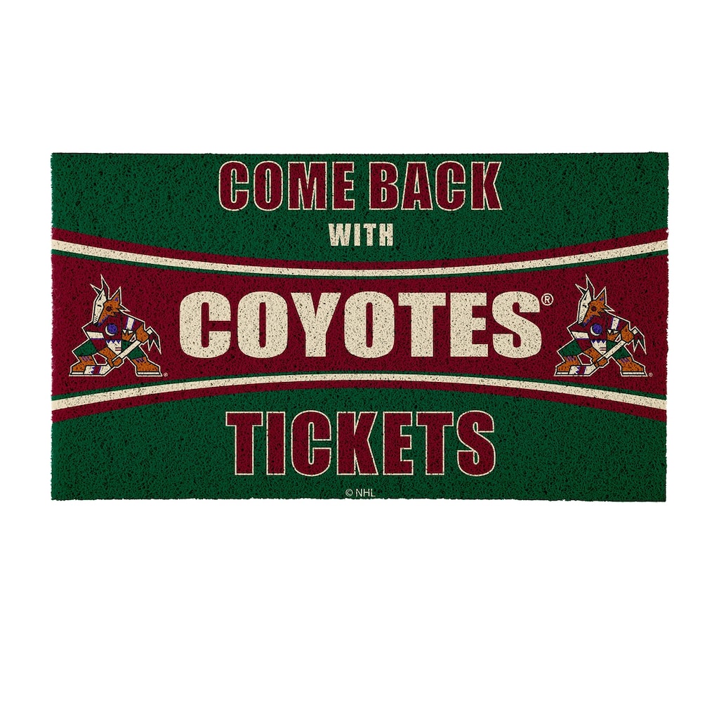 Philadelphia Flyers 28 in. x 16 in. PVC "Come Back With Tickets" Trapper Door Mat