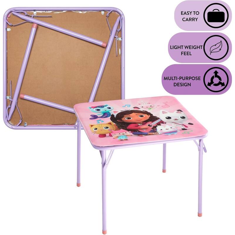 Gabby's Dollhouse 3 Piece Table and Chair Set