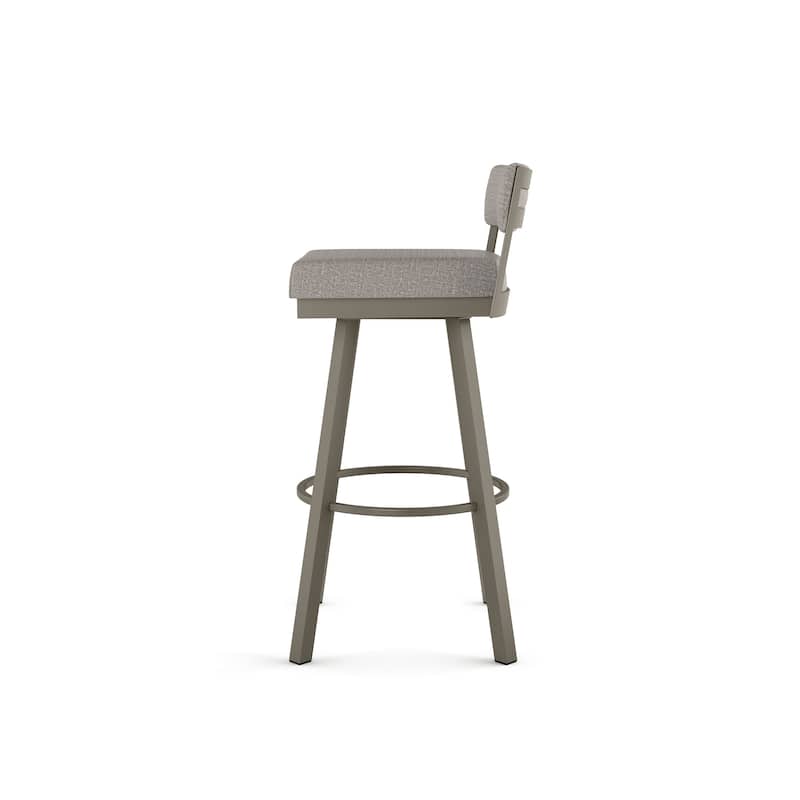 Amisco Travis Swivel Counter and Bar Stool