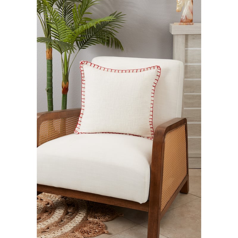 Handcrafted Comfort Chunky Whip Stitch Throw Pillow