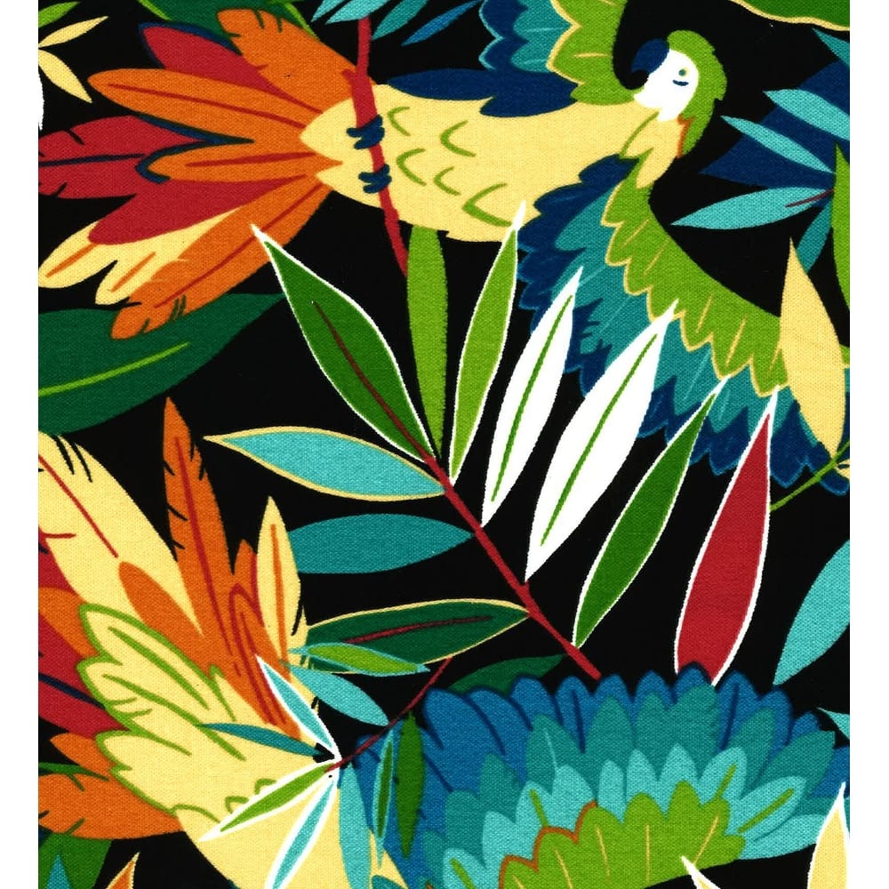 Bali 42-inch Papasan Chair with Patterned Polyester Cushion