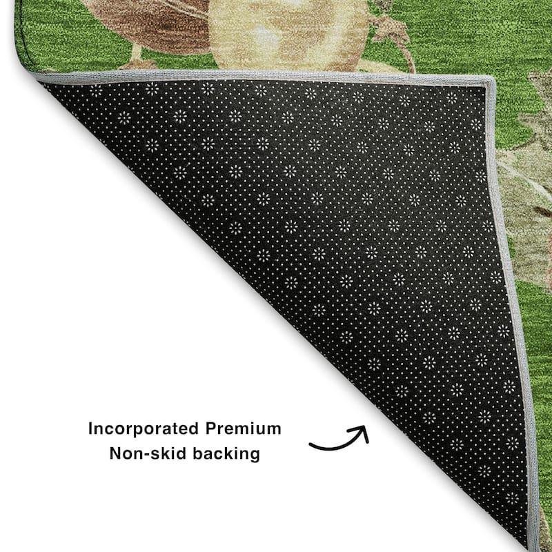 Premium Washable Super Soft Holiday Ornament Mayfield Rug