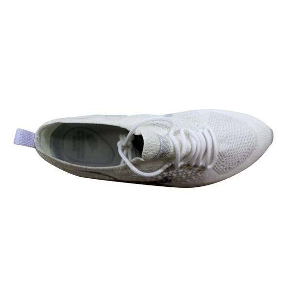 Nike Women S Air Zoom Mariah Flyknit Racer White Pure Platinum 0521 101 Overstock