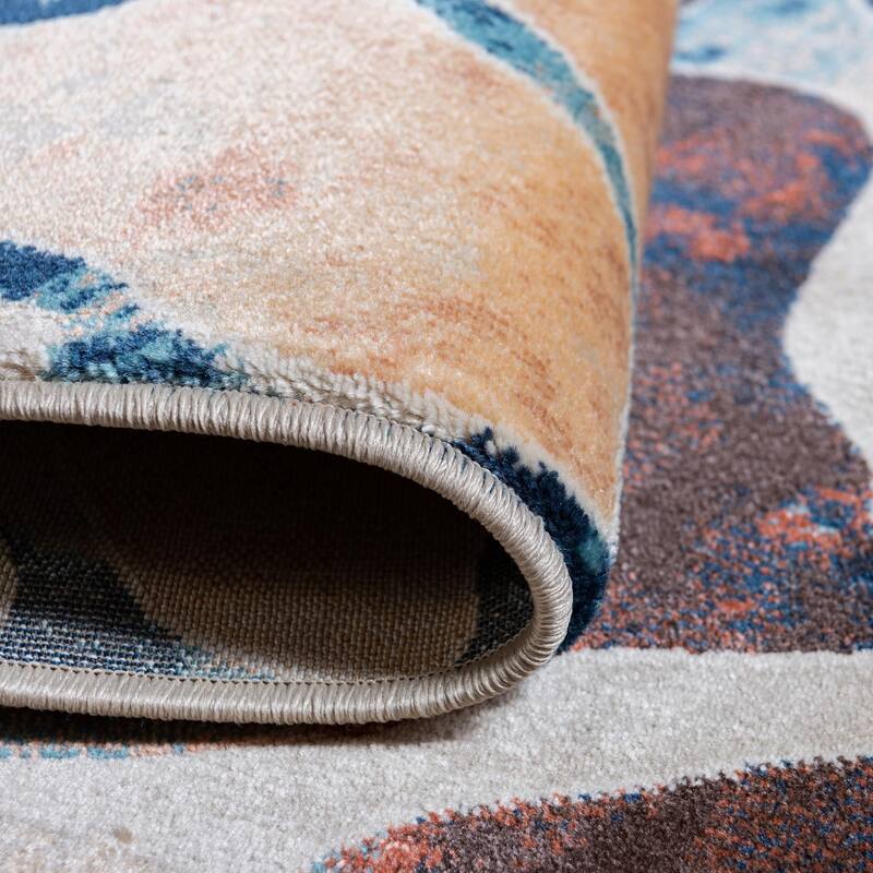 Contemporary Harrogate Collection Area Rug