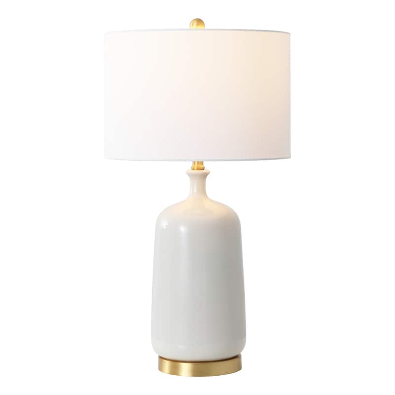 SAFAVIEH Stevie 28-inch Ceramic Table Lamp (LED Bulb Included) - 15"W x 15"D x 28"H