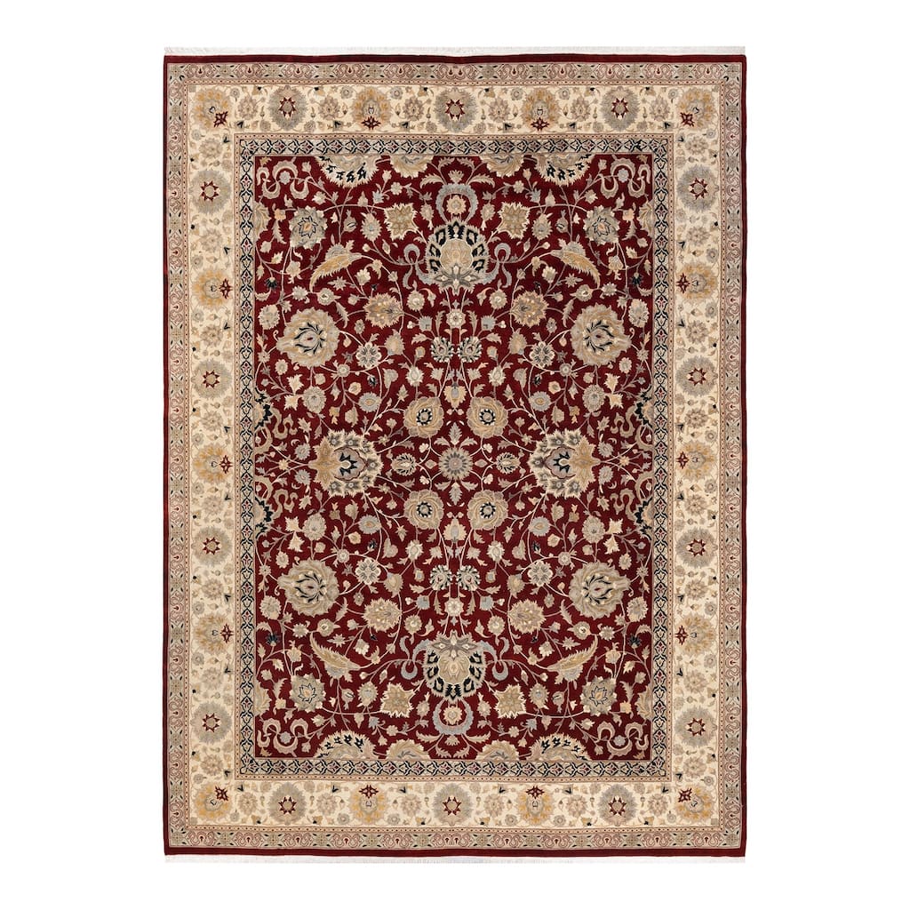 Overton Hand Knotted Wool Vintage Inspired Traditional Mogul Re Area Rug - 9 x 12
