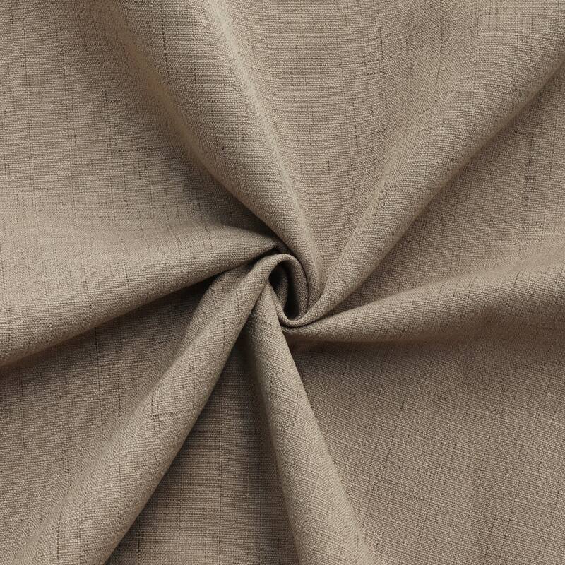 Mulberry Light Filtering Raw Silk Dual Header Curtain Panel by Habitat