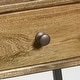 preview thumbnail 9 of 11, One Drawer Iron Base Side Table
