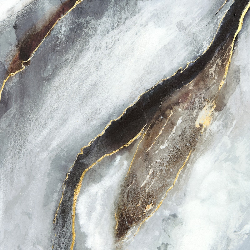 Flood Textured Metallic Hand Painted Framed Wall Art by Martin Edwards