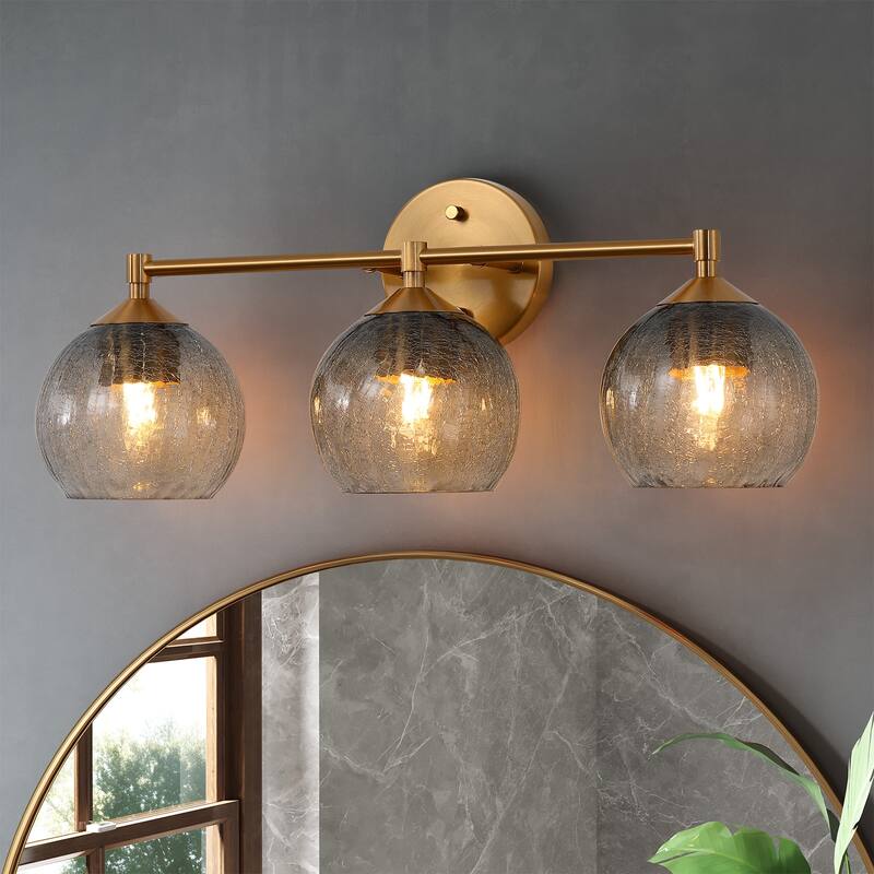 3-Light Bathroom Dimmable Vanity Light - N/A