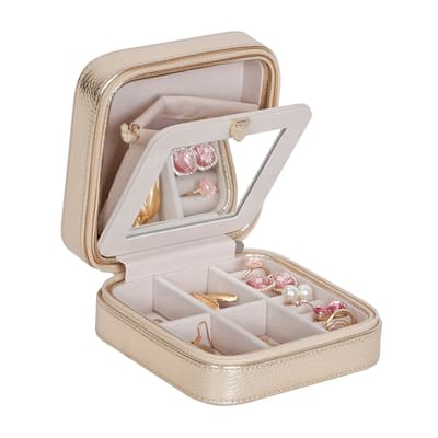 Mele and Co Luna Vegan Leather Travel Jewelry Case