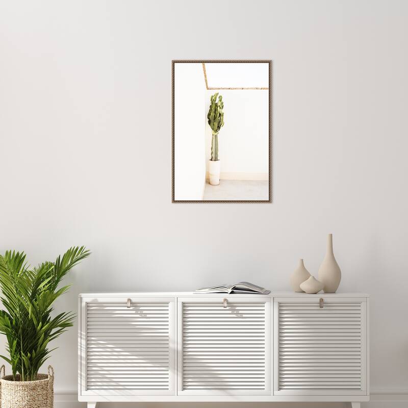 Bohemian Summer by Henrike Schenk Framed Canvas Wall Art Print - Sylvie Beaded Gold