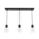 preview thumbnail 2 of 2, Hunter Hartland 3-Light Cluster Pendant/Chandelier - Dining Room, Kitchen, Bedroom, Entry - Farmhouse, Industrial, Modern
