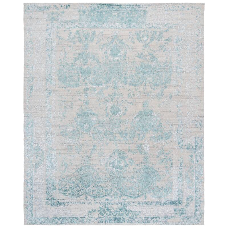 SAFAVIEH Hand-Loomed Cicek Malve Modern & Contemporary Viscose Rug