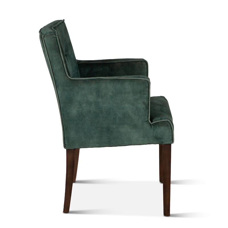 Avery Green Velvet Armchair