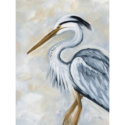 Blue Heron Art Poster - Print On Demand
