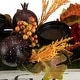 preview thumbnail 4 of 4, 24" Harvest Pomegranate 3-Piece Candle Holder "Grateful" Wooden Box