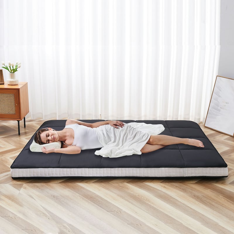DoCred Roll Up Floor Japanese Mattress Futon with storage bag