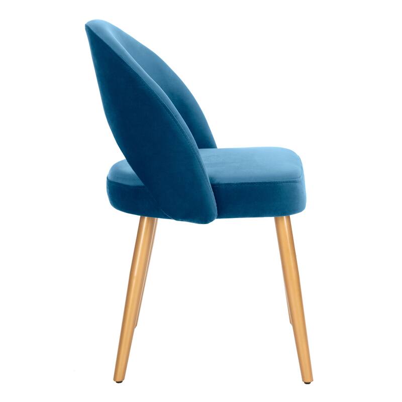 SAFAVIEH Reva Retro Dusty Rose/ Gold Chair (Set of 2) - 21.3" x 24.3" x 31.8" - 21Wx24Dx32H