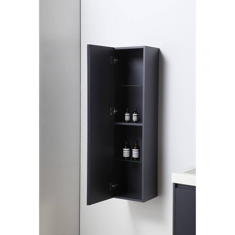 Blossom Positano 24" Floating Vanity with Sink & Side Cabinet