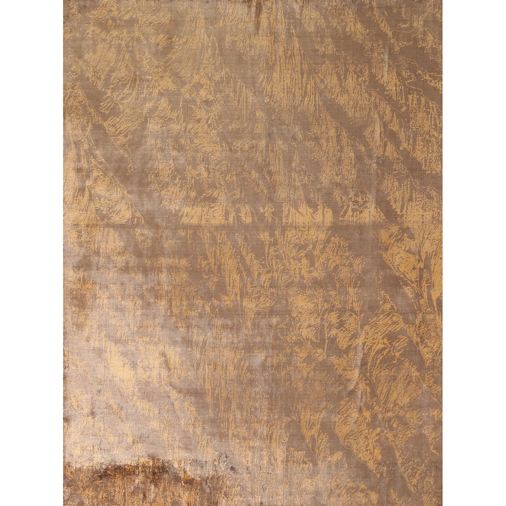 All-Over Abstract Area Rug Hand-Knotted Wool Carpet - 7'7"x 9'8"