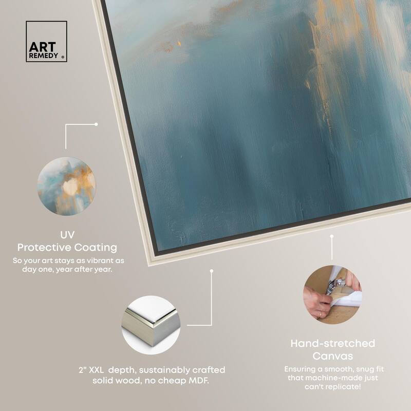 Golden Tears II Canvas by Art Remedy