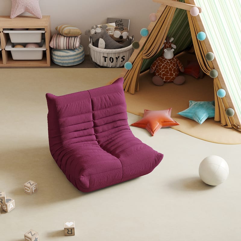 Kid's Single Sofa Children Sponge Couch Upholstered Lounge Chair