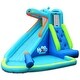 preview thumbnail 2 of 9, Inflatable Water Pool with Splash and Slide Without Blower - 9.5" x 12.5" x 7.5" (L x W x H)