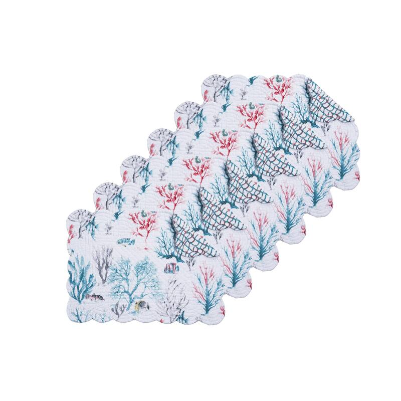 St.Vincent Quilted Placemat Set 6