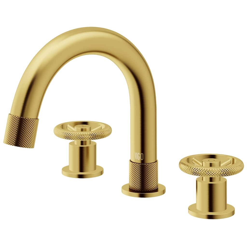 Vigo VG01306 Wythe 1.2 GPM 8" H Double Handle Widespread Bathroom